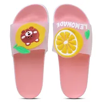 Elegant Lemon Pink Flip Flops For Women-thumb1