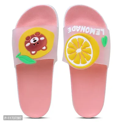 Elegant Lemon Pink Flip Flops For Women-thumb2