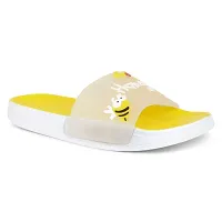 Elegant Honey Yellow Flip Flops For Women-thumb2