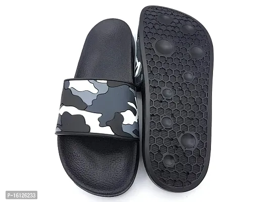 Pampy Angel Army Mil Men's Flip Flops Slides Back Open Household Comfortable Slippers-thumb2