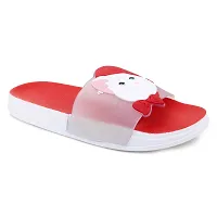 Elegant Cute Cat Red Flip Flops For Women-thumb2