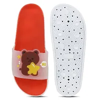 Elegant Bear Red Flip Flops For Women-thumb3