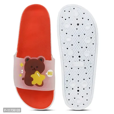 Elegant Bear Red Flip Flops For Women-thumb4