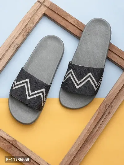 Elegant Fly Knit W Grey Flip Flops For Women-thumb0