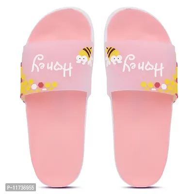 Elegant Honey Pink Flip Flops For Women-thumb2