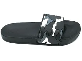 Stylish Military Black Sliders For Men-thumb4