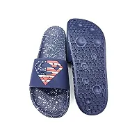 Pampy Angel BadBoy Style  Superman Dotted Combo Pack of 2 Slipper/Slides/Flip Flops for Men-thumb4