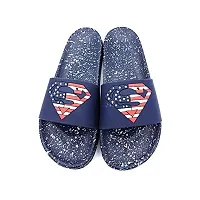 Pampy Angel BadBoy Style  Superman Dotted Combo Pack of 2 Slipper/Slides/Flip Flops for Men-thumb3