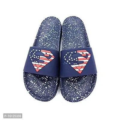 Pampy Angel BadBoy Style  Superman Dotted Combo Pack of 2 Slipper/Slides/Flip Flops for Men-thumb4