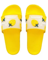 Elegant Strawberry Yellow Flip Flops For Women-thumb3