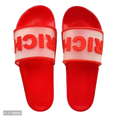 Elegant Women Rich Red Flip Flops For Women-thumb2