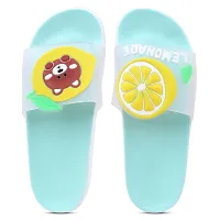 Elegant Lemon Blue Flip Flops For Women-thumb1