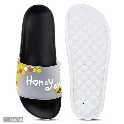 Elegant Honey Black Flip Flops For Women-thumb5