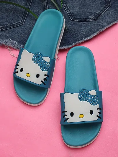 Elegant Kitty Flip Flops For Women