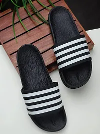 Angel Fashion Men's Black Slipper - 9-thumb1