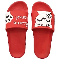 Elegant Welcome Red Flip Flops For Women-thumb2