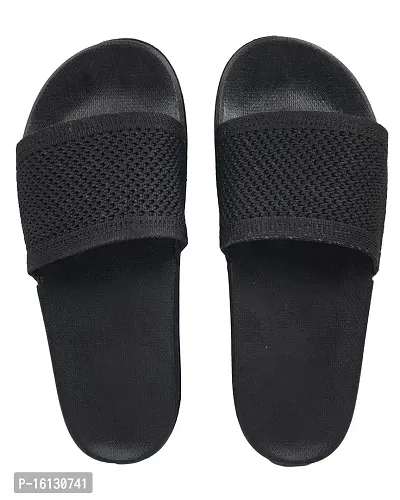 Pampy Angel Flyknite Plain p Women's Flip Flops Slides Back Open Household Comfortable Slippers-thumb0