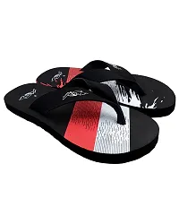 Stylish V Chasil Black Sliders For Men-thumb3