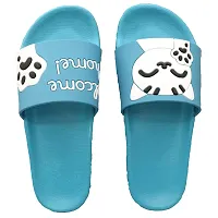 Pampy Angel Welcome  Flat Panther Combo Pack of 2 Slipper/Slides/Flip Flops for Women's/Girls-thumb2