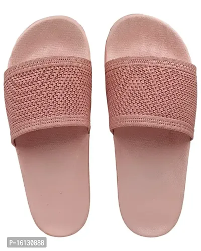 Pampy Angel Flyknite Plain p Women's Flip Flops Slides Back Open Household Comfortable Slippers