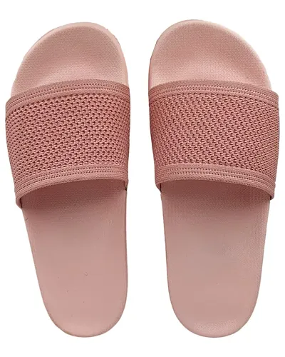 Pampy Angel Flyknite Plain p Women's Flip Flops Slides Back Open Household Comfortable Slippers