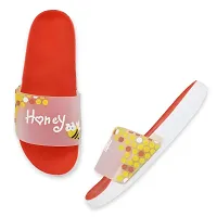 Elegant Honey Red Flip Flops For Women-thumb4