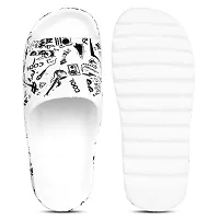 White Flip Flops   Slippers For Men-thumb2