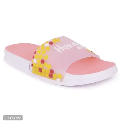 Elegant Honey Pink Flip Flops For Women-thumb3