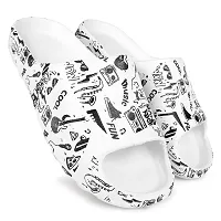 White Flip Flops   Slippers For Men-thumb4