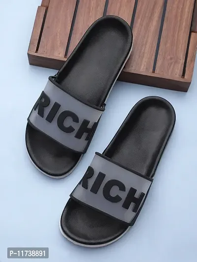 Elegant Women Rich Black Flip Flops For Women-thumb0