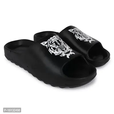Pampy Angel Zig Zag Tigerr Men's Flip Flops Slides Back Open Household Comfortable Slippers