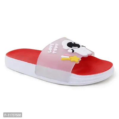 Elegant Spaceman Red Flip Flops For Women-thumb3