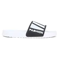 Stylish Fashion White Sliders For Men-thumb4