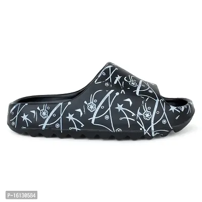 Pampy Angel Zig Zag Abstract Men's Flip Flops Slides Back Open Household Comfortable Slippers-thumb4