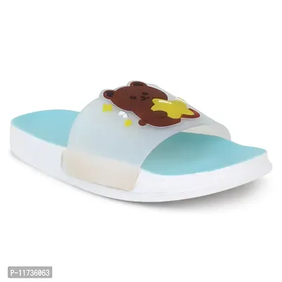 Elegant Bear Blue Flip Flops For Women-thumb3