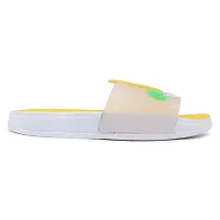 Elegant Lemon Yellow Flip Flops For Women-thumb4