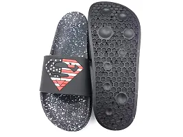 Pampy Angel BadBoy Style  Superman Dotted Combo Pack of 2 Slipper/Slides/Flip Flops for Men-thumb4