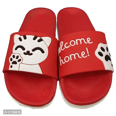 Elegant Welcome Red Flip Flops For Women-thumb2