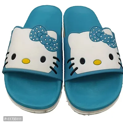 Elegant Kitty Blue Flip Flops For Women-thumb5