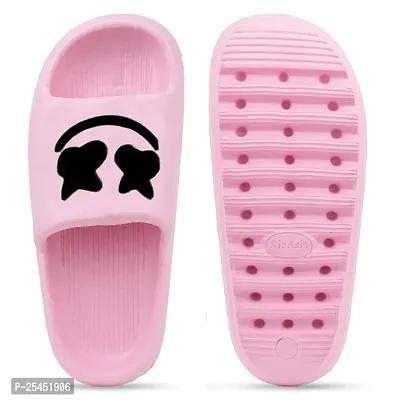 Trendy Elegant Pink Flip Flops For Women-thumb2