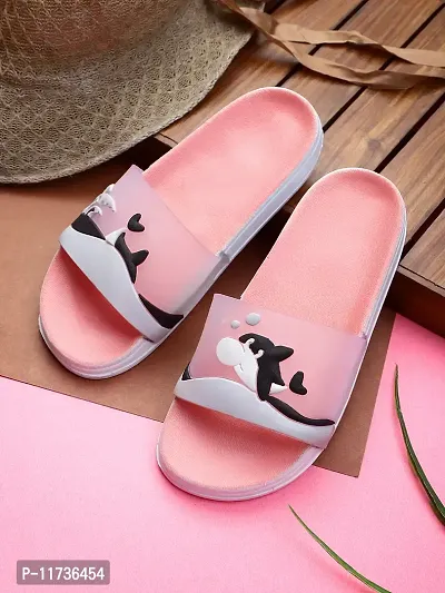 Elegant Dolphin Pink Flip Flops For Women