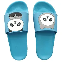 Elegant Panda Blue Flip Flops For Women-thumb3