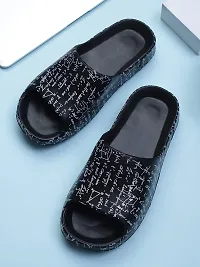 Black Flip Flops   Slippers For Men-thumb1