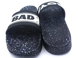 Stylish BadBoy Black Sliders For Men-thumb3