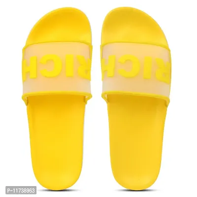 Elegant Women Rich Yellow Flip Flops For Women-thumb2