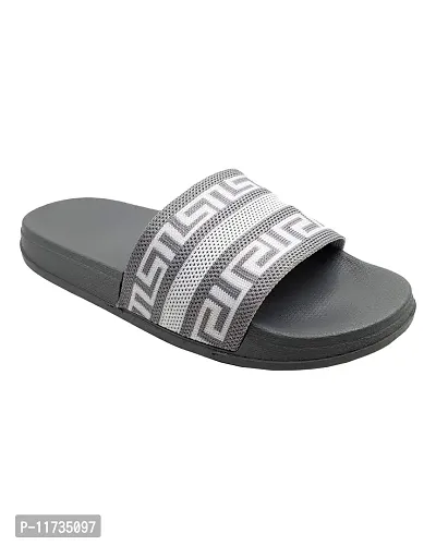 Elegant Fly Knit DoubleR Grey Flip Flops For Women-thumb3