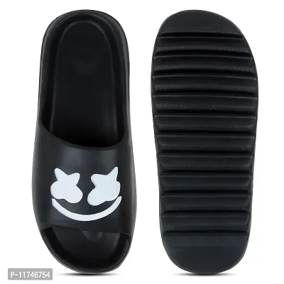 Black Eva Flip Flops For Men-thumb4