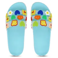 Elegant MixVeg Blue Flip Flops For Women-thumb1