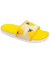 Elegant Strawberry Yellow Flip Flops For Women-thumb4