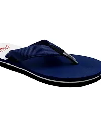 Stylish V Star Blue Sliders For Men-thumb4